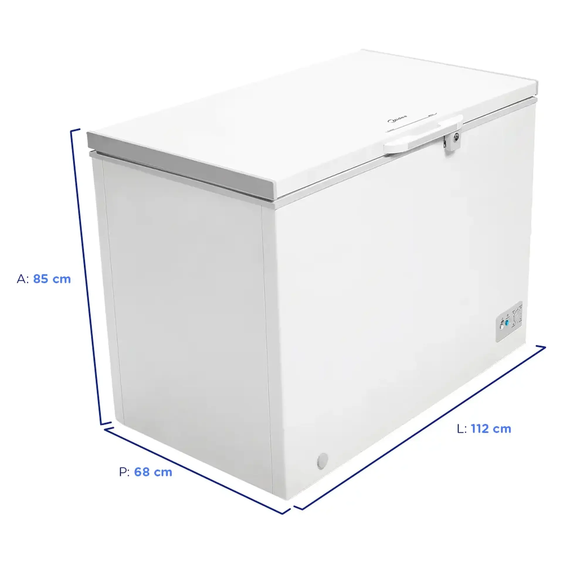 freezer horizontal 1 porta midea